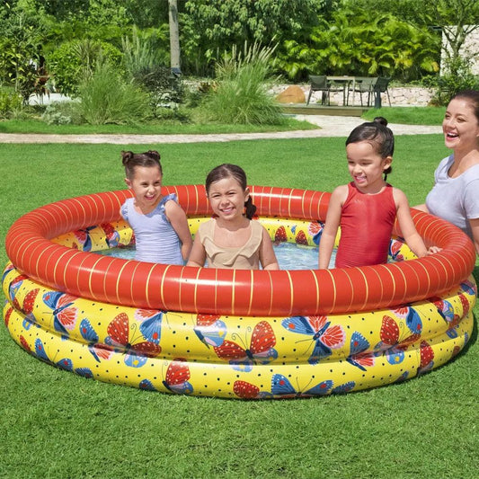 KiddieWink™ Inflatable Butterflies Theme Swimming Pool (1.68m x 39cm) For Kids - KiddieWink - Gifts They'll Love