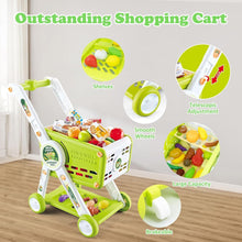 31 Pcs Supermarket Shopping Trolley Cart Toy