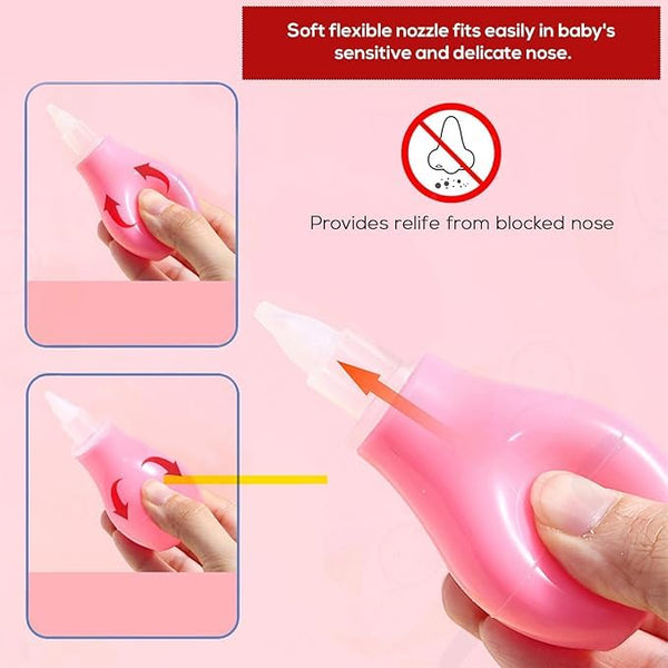 Soft Silicon Nose Sucker For Newborns