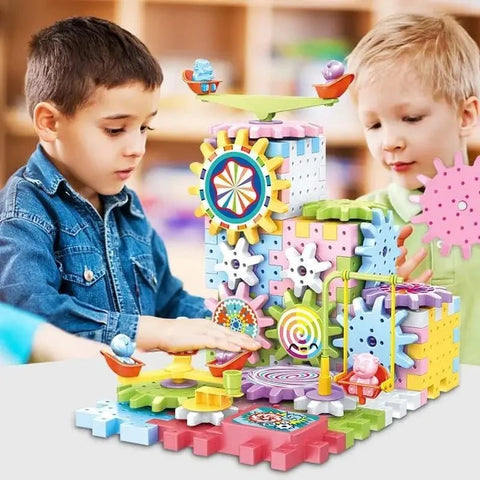 Electric Gear Building Blocks Toy For Kids (165 pcs)