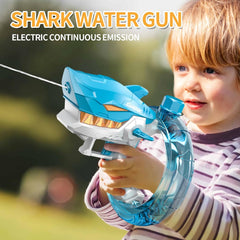 Shark Cartoon Electric Water Gun Toy - KiddieWink - Gifts They'll Love