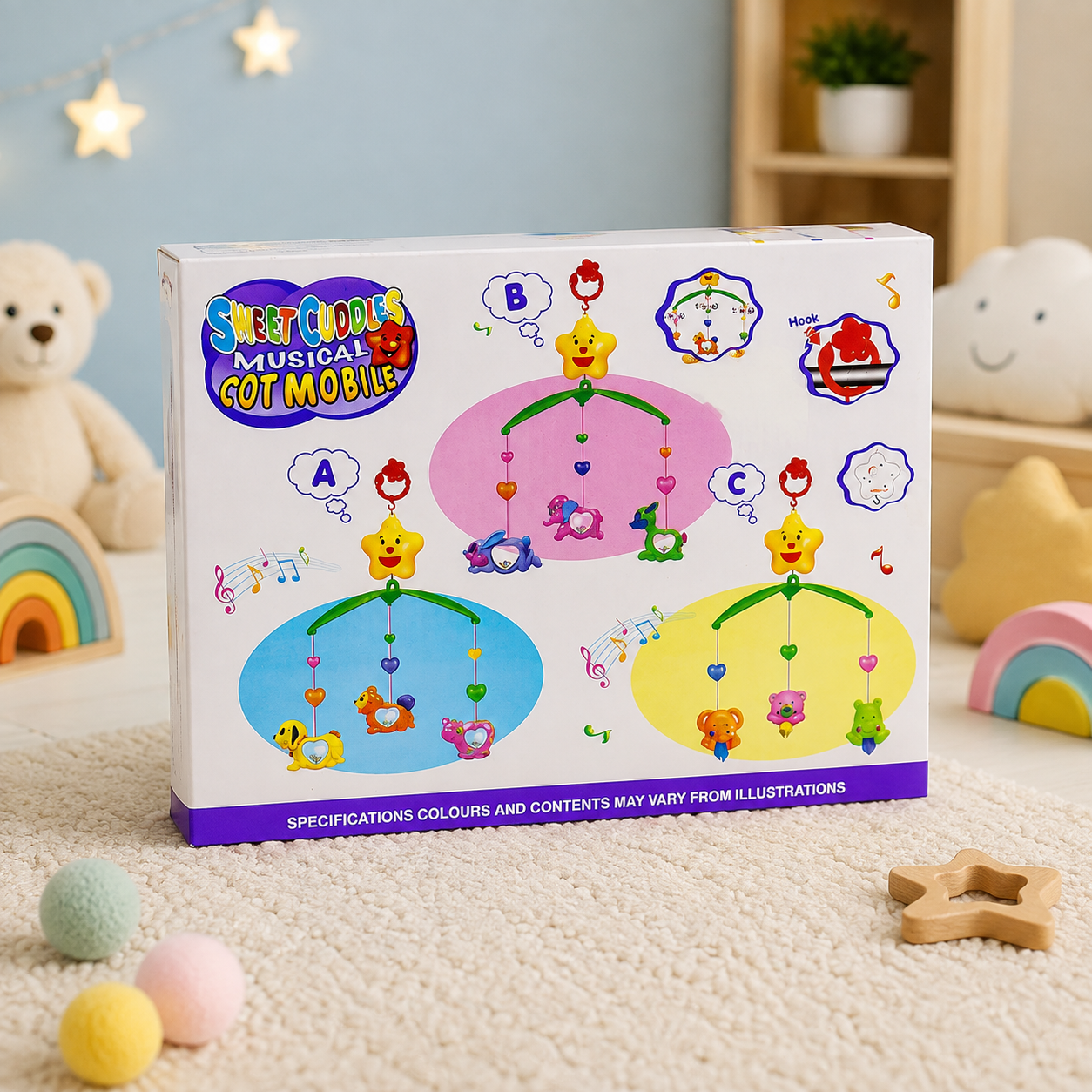 DreamTunes Baby Cot Mobile Musical Toy