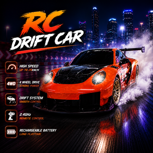 FlashDrift 4WD High-Speed RC Porsche