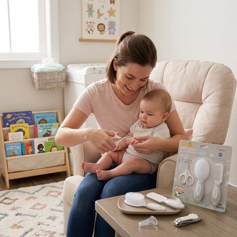 Interactive Gentle Baby Nail & Hair Grooming Kit