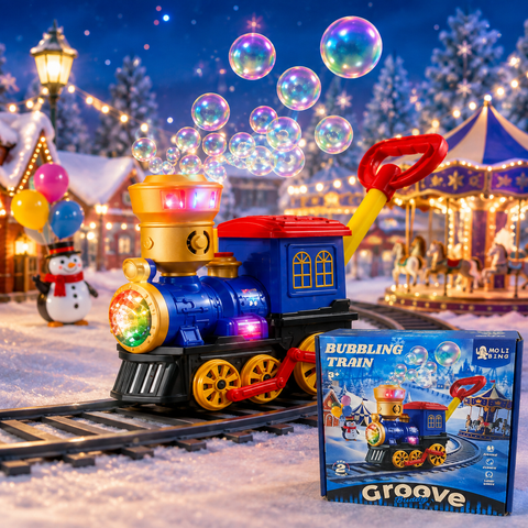 Musical Magic Bubble Adventure Train For Kids