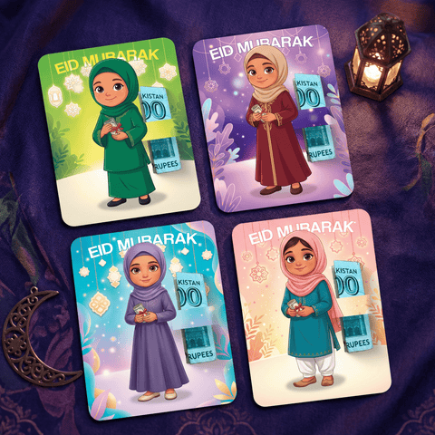 Kiddiewink’s Eidi Tuck Cards For Kids (Mix)