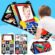 Tummy Time Mirror Sensory Cloth Book For Toddler