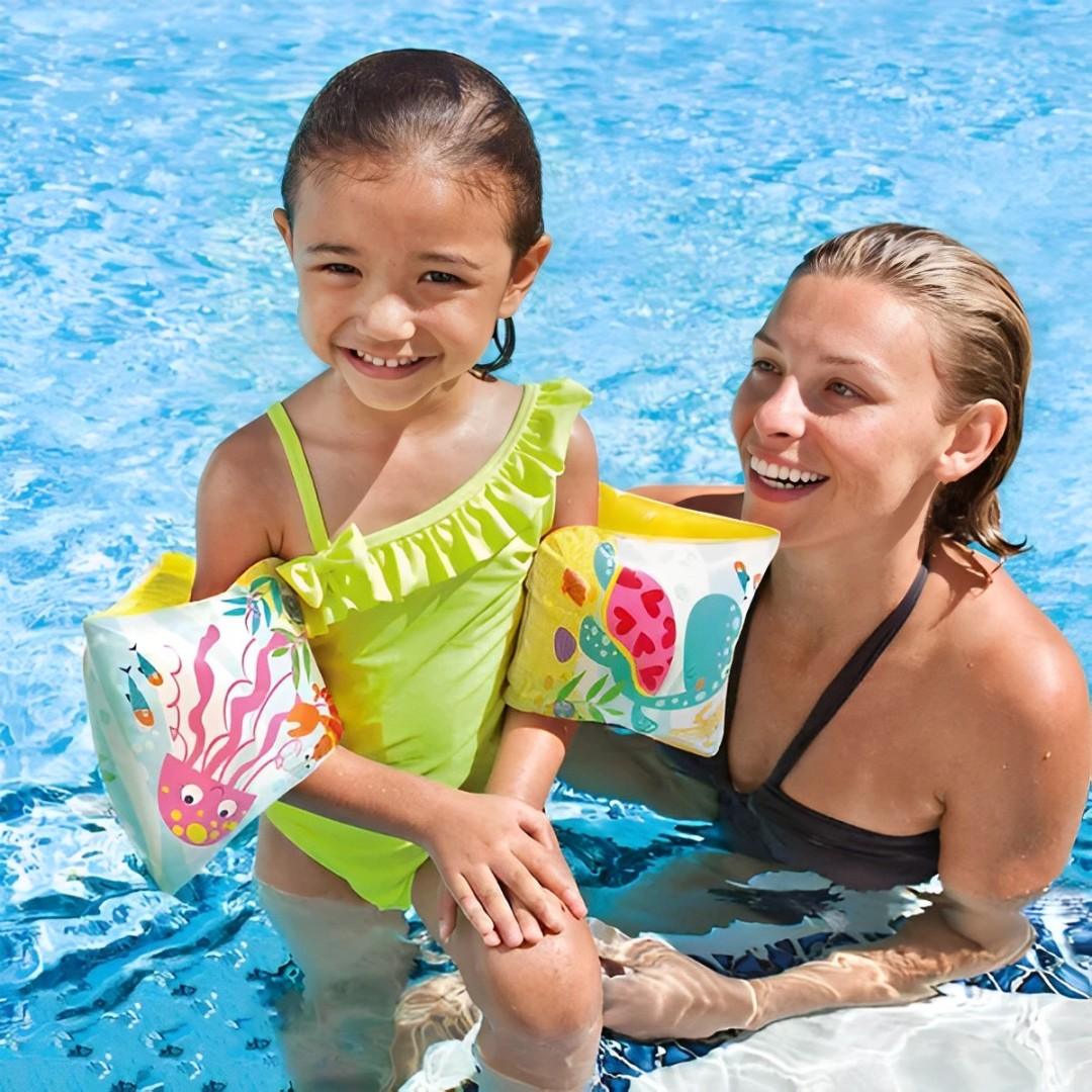 KiddieWink™ Inflatable Swimming Arm Bands (23cm x 15cm) For Kids - KiddieWink - Gifts They'll Love