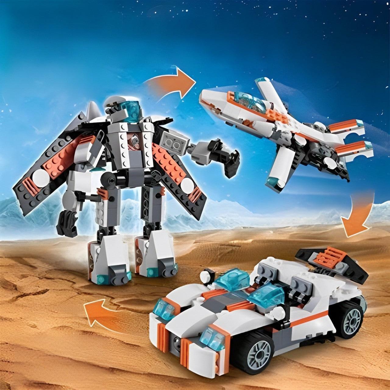 Architect Robot Car Building Blocks (237 Pcs) - KiddieWink - Gifts They'll Love