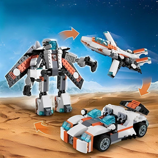 Architect Robot Car Building Blocks (237 Pcs) - KiddieWink - Gifts They'll Love