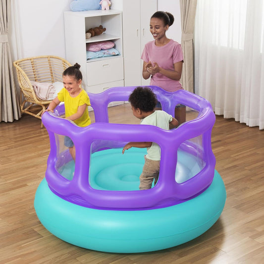 KiddieWink™ Inflatable Laugh & Leap Bouncer (60" x 60" x 33") For Kids - KiddieWink - Gifts They'll Love