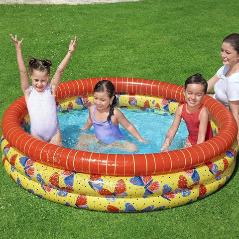 KiddieWink™ Inflatable Butterflies Theme Swimming Pool (1.68m x 39cm) For Kids - KiddieWink - Gifts They'll Love
