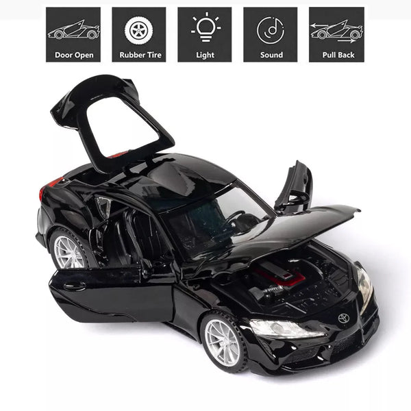 1:32 Toyota Supra Die-Cast Vehicles Alloy Model Car