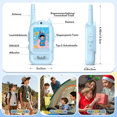Interactive Kids Video Walkie Talkie Devices Toy