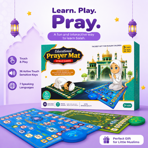 Educational Interactive Prayer Mat for Kids