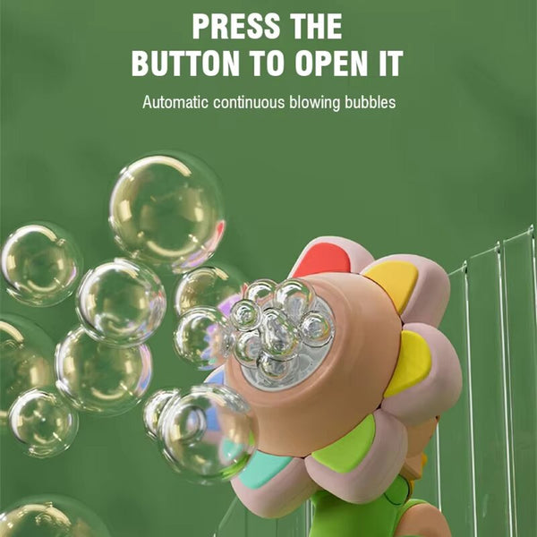 Luminous Flower Bubble Machine