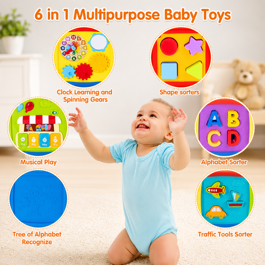 Huanger Fancy Cube Early Learning & Musical Activity Toy