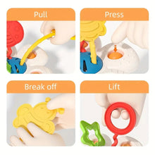 Floral Sensory Pull String Toy