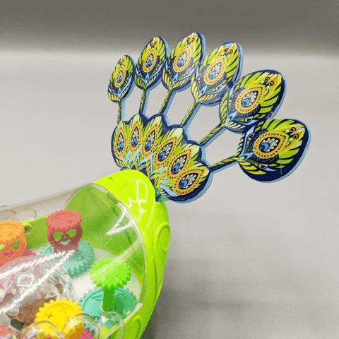 Colorful Dancing Musical & Light-Up Peacock Toy