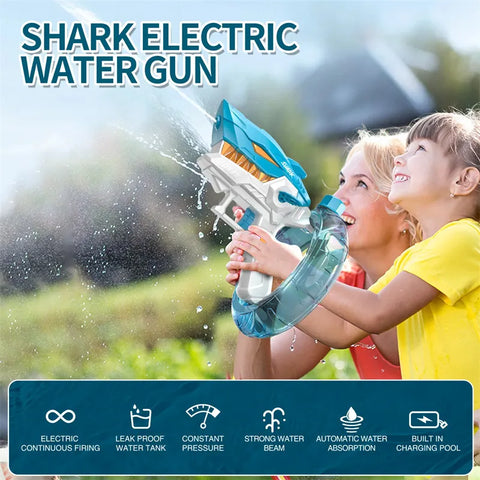 Shark Cartoon Electric Water Gun Toy