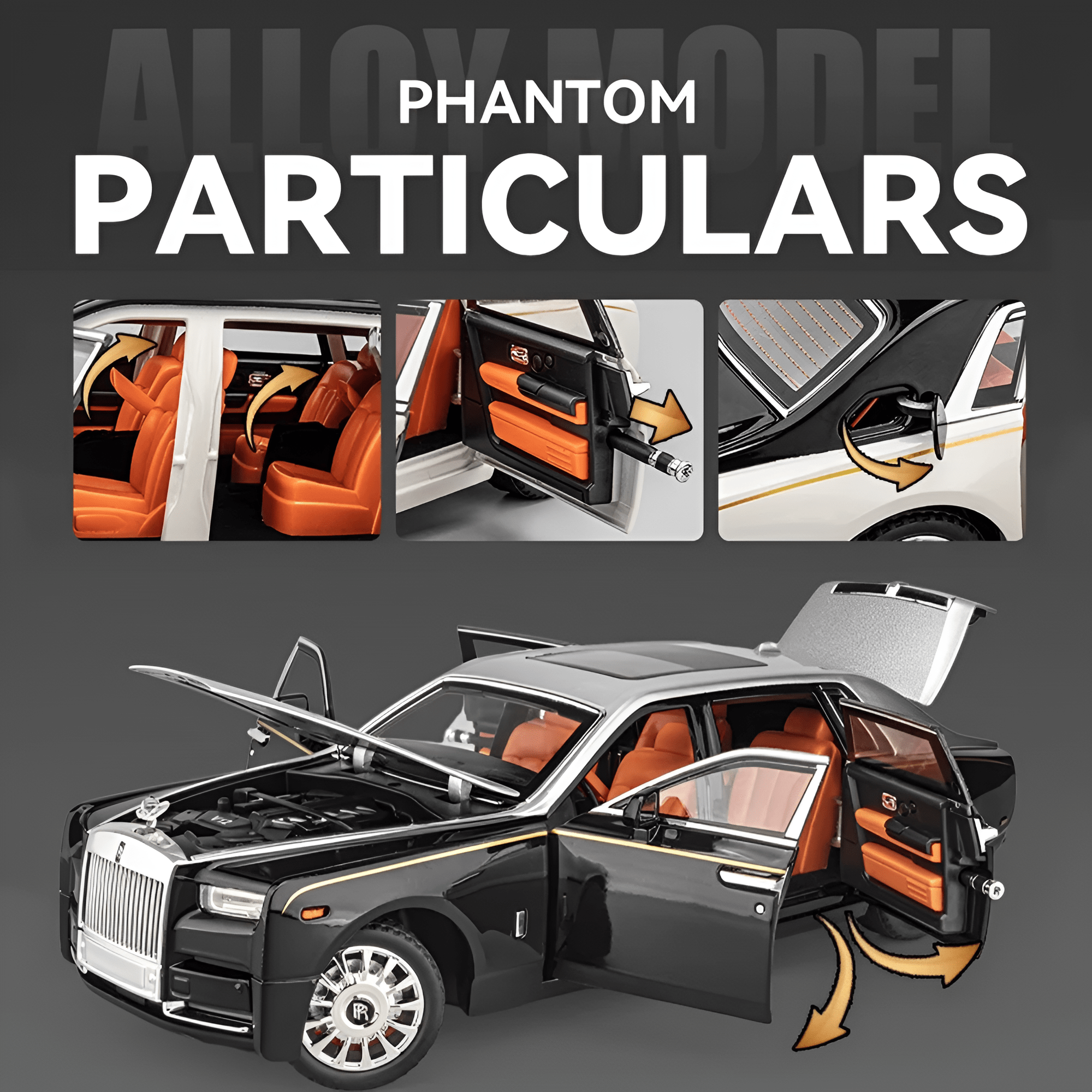 Diecast Model Rolls Royce Phantom - KiddieWink - Gifts They'll Love