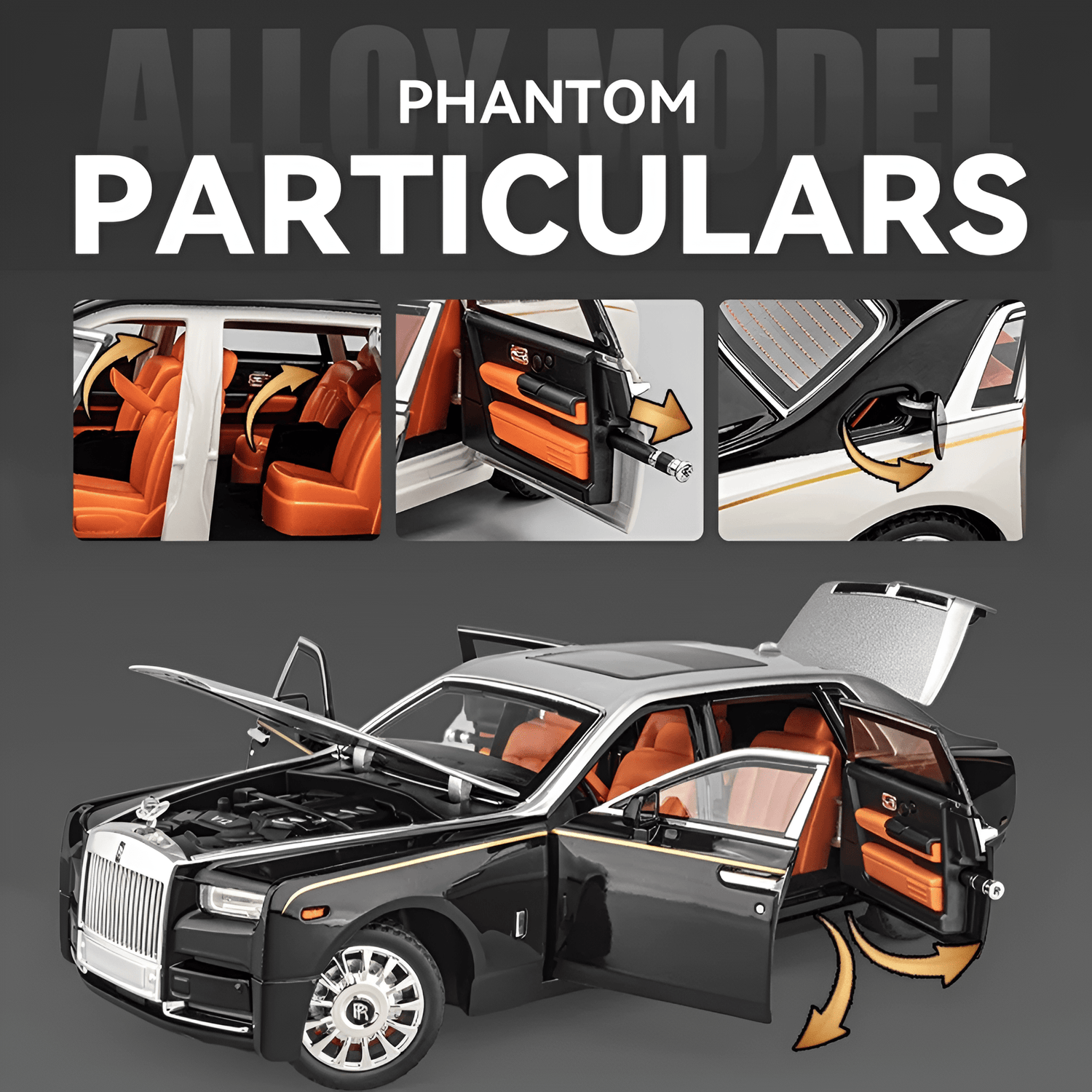Diecast Model Rolls Royce Phantom - KiddieWink - Gifts They'll Love