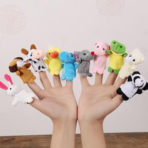 Fun Animal Finger Puppets Educational Play Set