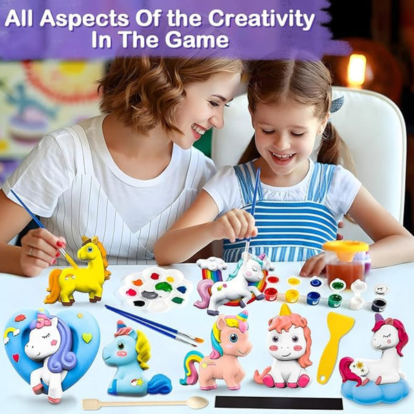 DIY Unicorn Mould & Paint Toy For Kids