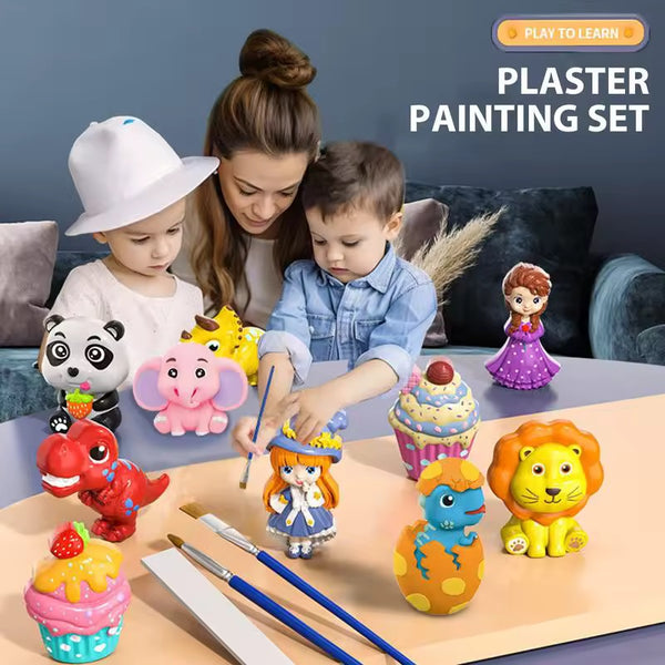 Mould & Paint Set – Dessert DIY Plaster Toys Kids