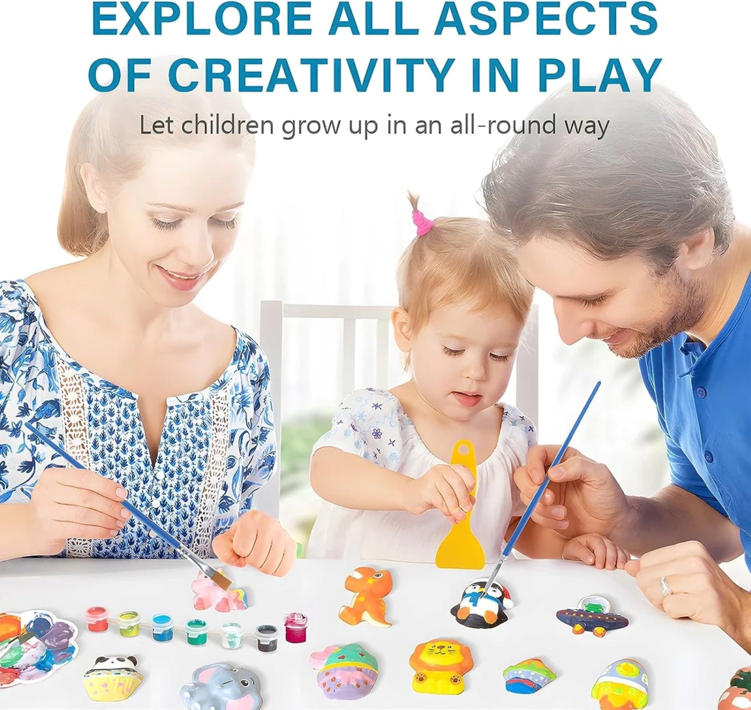 Mould & Paint DIY Plaster Toy Kit – Creative Arts & Crafts for Kids - KiddieWink - Gifts They'll Love