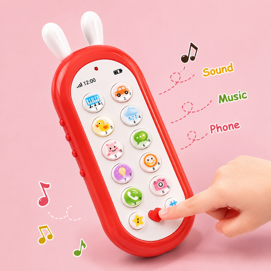 Interactive Light & Sound Learning Phone Toy