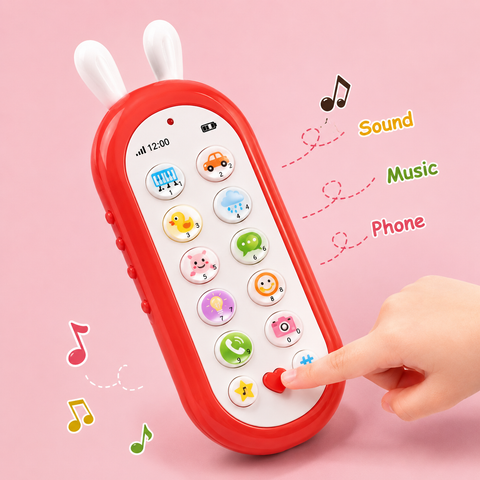 Interactive Light & Sound Learning Phone Toy