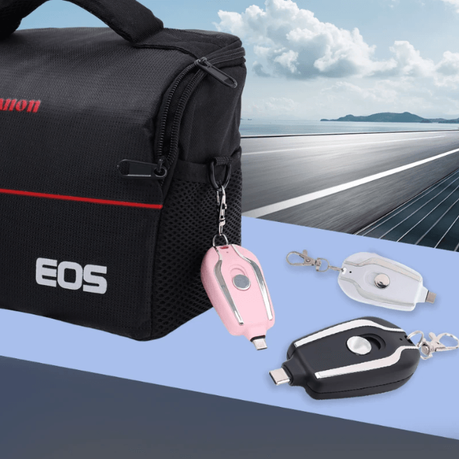 Portable Mini Keychain Power Bank (1500MAh) - KiddieWink - Gifts They'll Love