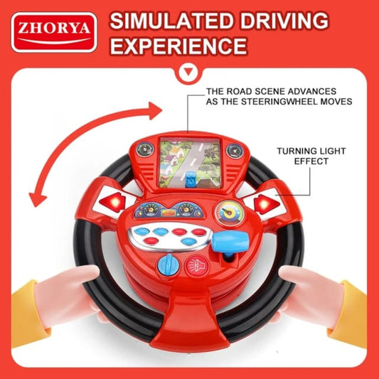 Musical Steering Wheel For Kids - KiddieWink - Gifts They'll Love