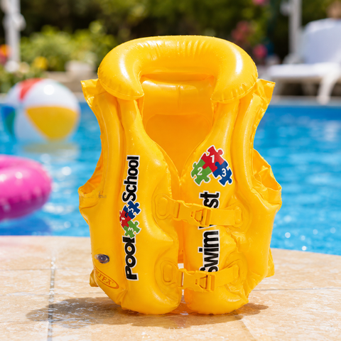 Pool School Swim Vest Life Jacket For Kids