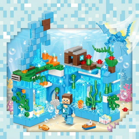 Creative Minecraft Building Blocks Toy Set for Kids