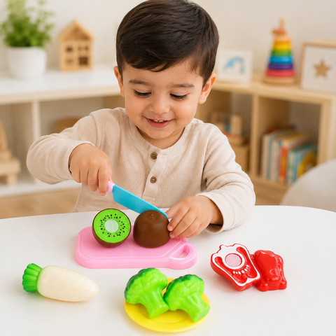 Kids’ Fruit & Vegetable Cutting Kitchen Set