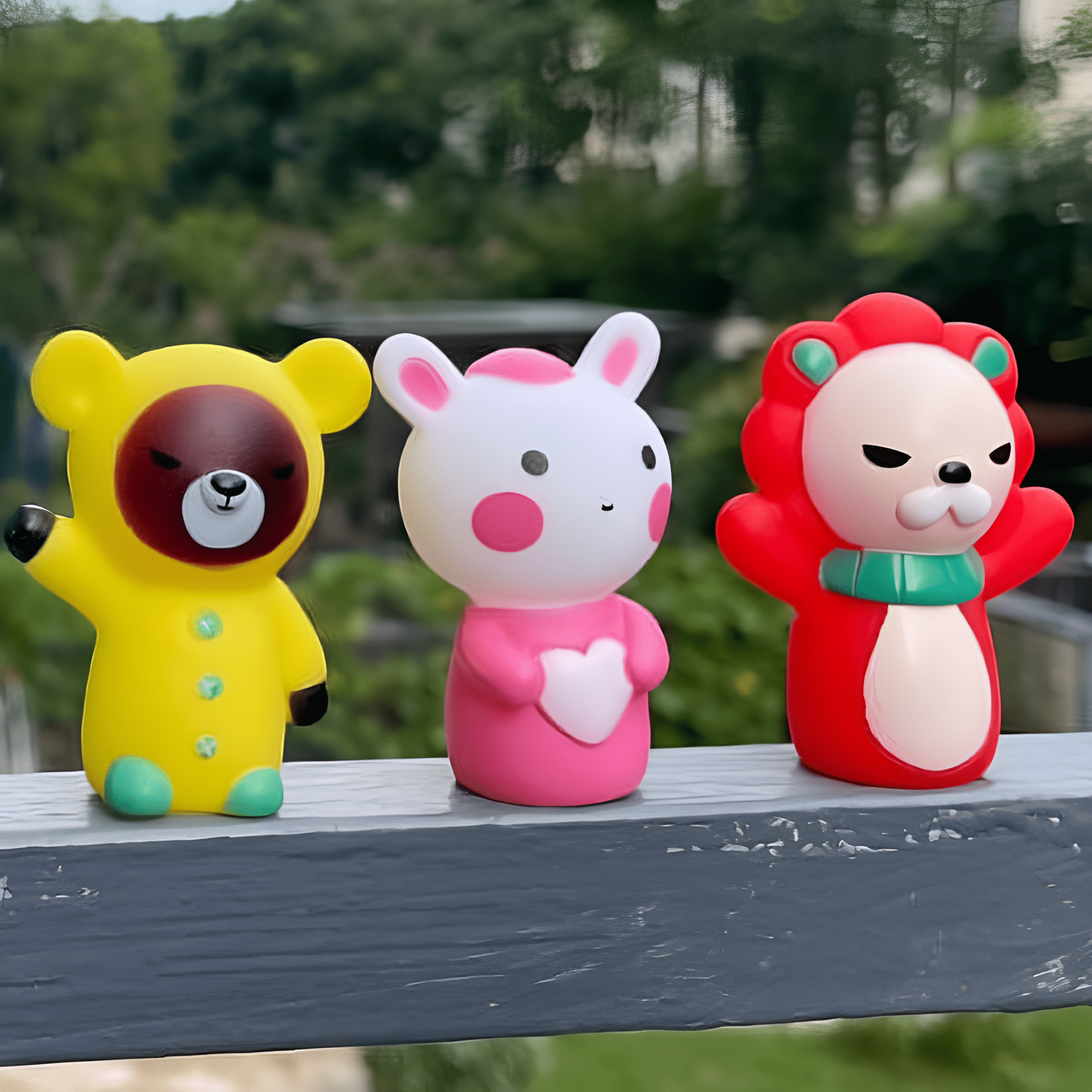 Cute Cartoon Animals Soft Finger Puppet 5 Pcs - KiddieWink - Gifts They'll Love