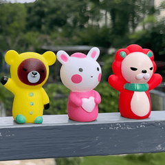 Cute Cartoon Animals Soft Finger Puppet 5 Pcs - KiddieWink - Gifts They'll Love