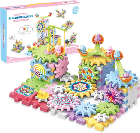 Electric Gear Building Blocks Toy For Kids (165 pcs)