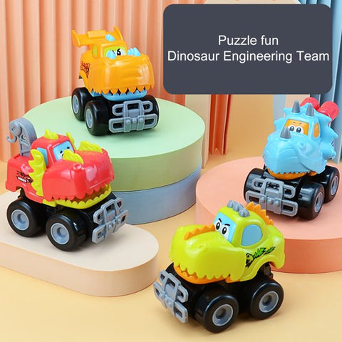 4 Dinasour-Themed Monster Trucks For Kids