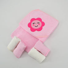 Ultra Soft Hooded Bath Towel Set For Toddlers