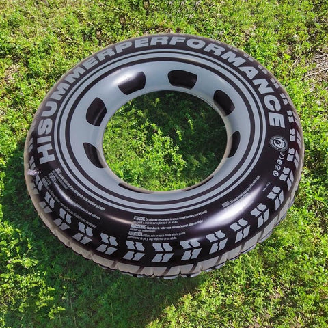 Inflatable Tyre Shaped Pool Tube For Kids