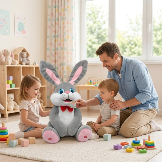 Happy Hops Rabbit Plush Toy for Kids (30 CM)