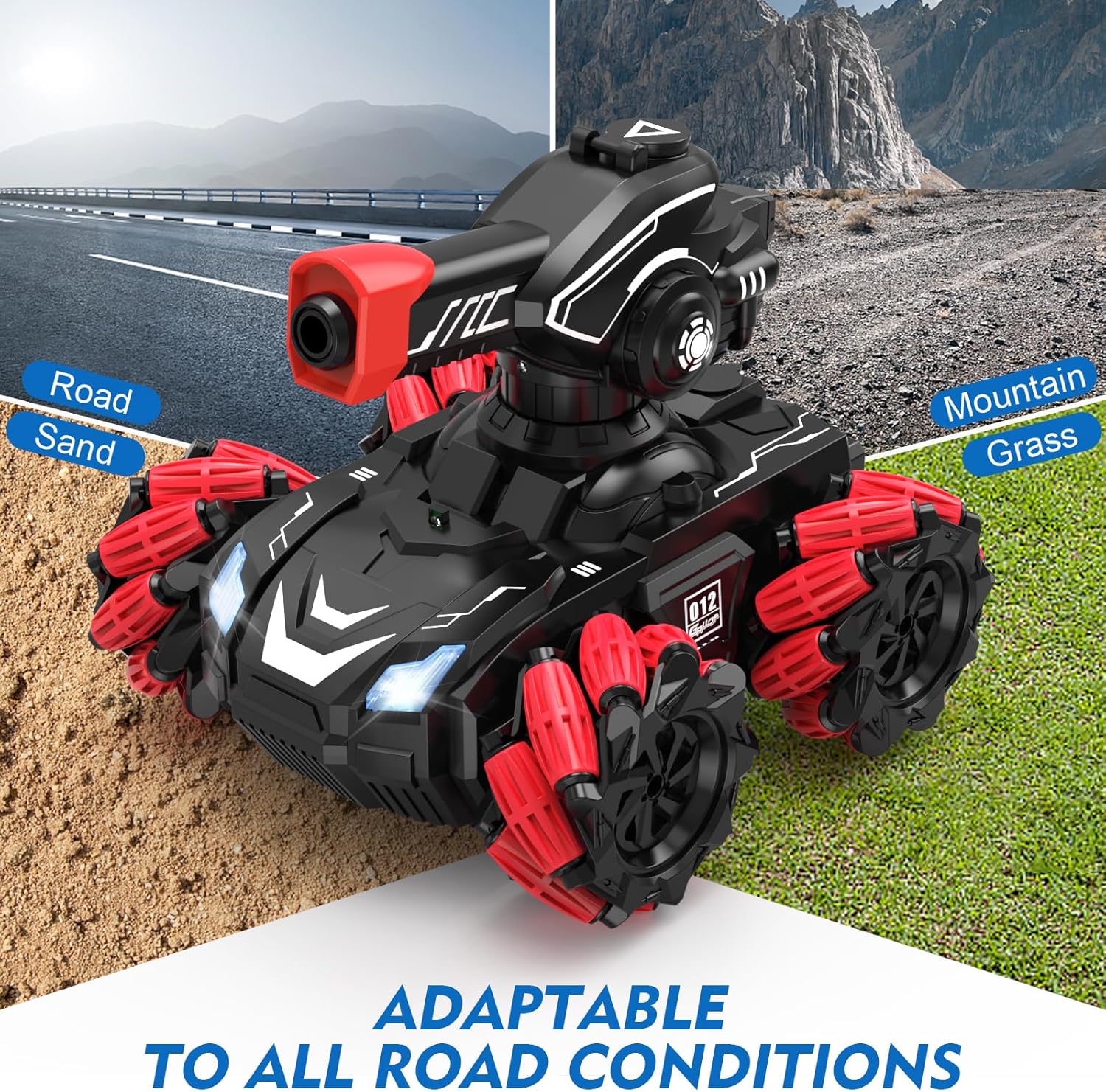 360° Rotating RC Spray Water Bomb Tank For Kids - KiddieWink - Gifts They'll Love