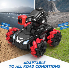 360° Rotating RC Spray Water Bomb Tank For Kids