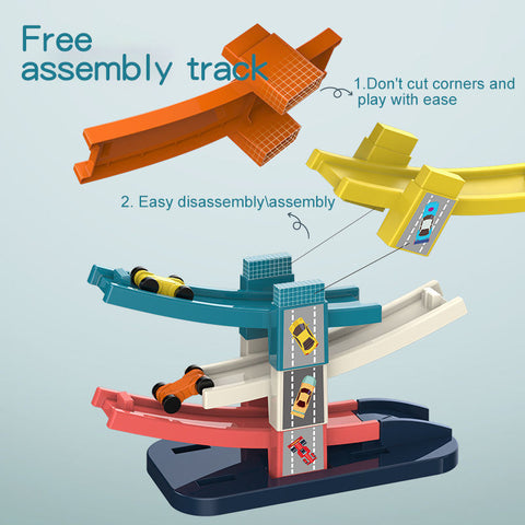 4-Level Car Ramp Racer Track Set