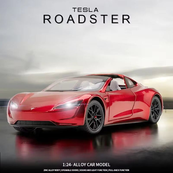 Diecast Model Tesla Roadster 1/24