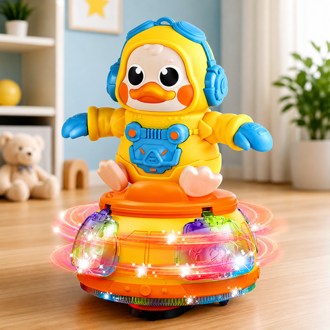 Interactive Duck Rotating Ferris Light & Music Toy