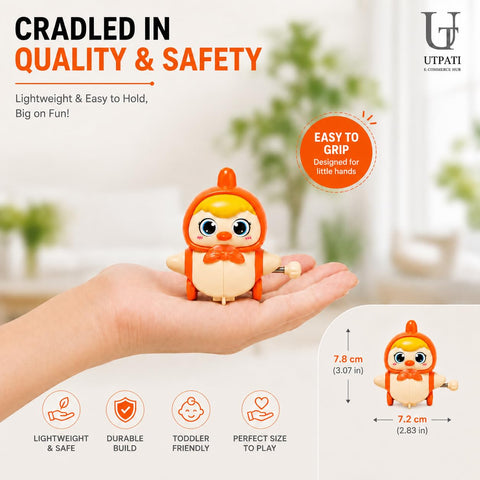 Interactive Crawling Toy - Hen With 3 Chicken